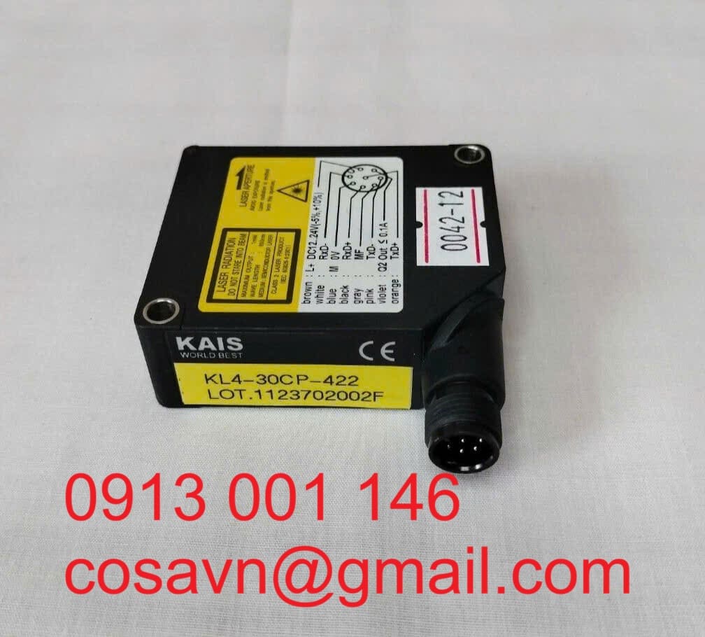 Cảm biến khoảng cách/dịch chuyển laser công nghiệp KAIS KL4-30CP-422 KL4-30CP-422
